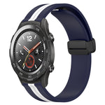Cinturino in silicone con chiusura magnetica pieghevole da 20 mm, For Huawei Watch GT2 42mm, For Huawei Watch 2
