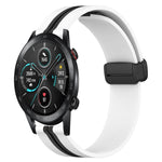 Cinturino in silicone con chiusura magnetica pieghevole da 20 mm, For Honor Watch ES, For Honor MagicWatch2 42mm