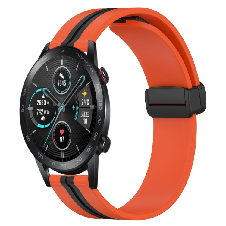 Cinturino in silicone con chiusura magnetica pieghevole da 20 mm, For Honor Watch ES, For Honor MagicWatch2 42mm