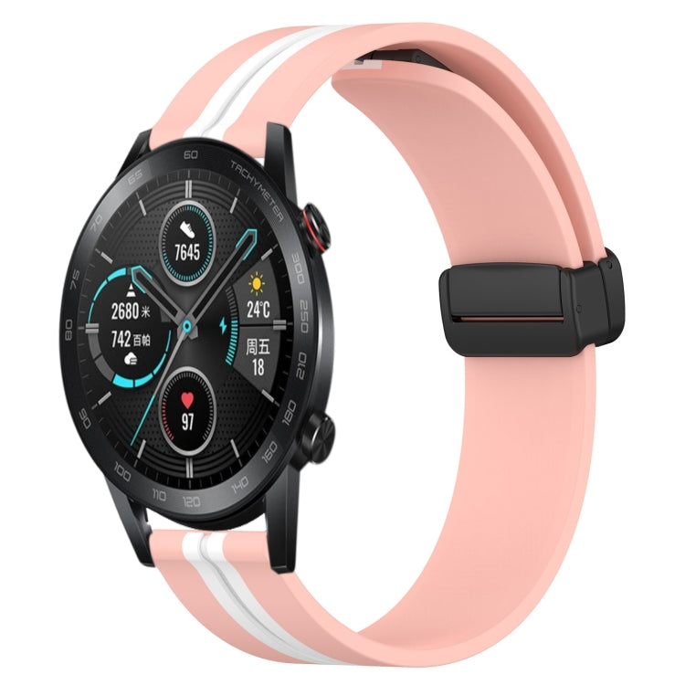 Cinturino in silicone con chiusura magnetica pieghevole da 20 mm, For Honor Watch ES, For Honor MagicWatch2 42mm