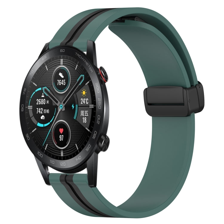 Cinturino in silicone con chiusura magnetica pieghevole da 20 mm, For Honor Watch ES, For Honor MagicWatch2 42mm