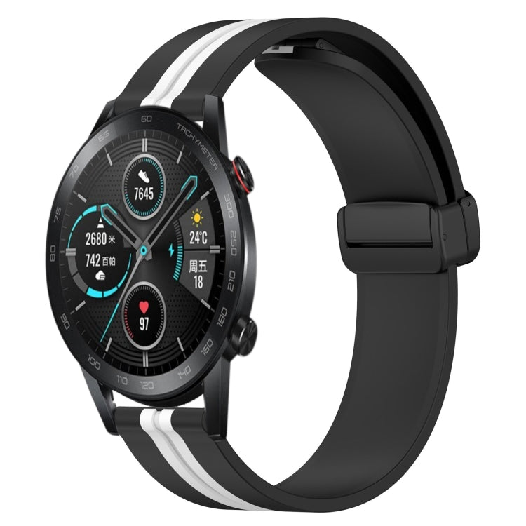 Cinturino in silicone con chiusura magnetica pieghevole da 20 mm, For Honor Watch ES, For Honor MagicWatch2 42mm