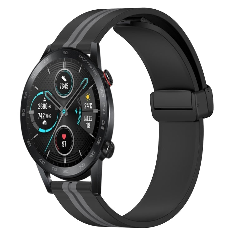 Cinturino in silicone con chiusura magnetica pieghevole da 20 mm, For Honor Watch ES, For Honor MagicWatch2 42mm