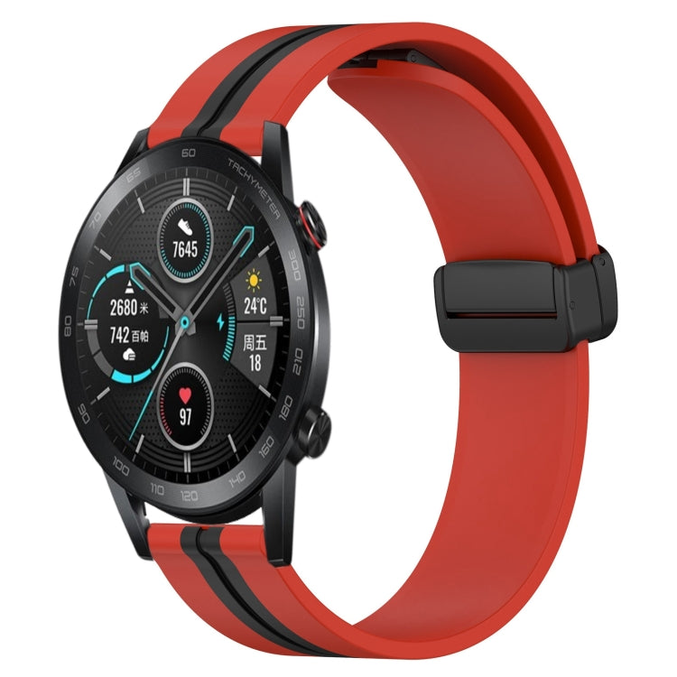 Cinturino in silicone con chiusura magnetica pieghevole da 20 mm, For Honor Watch ES, For Honor MagicWatch2 42mm