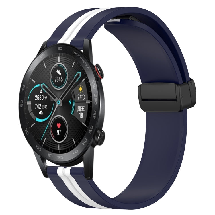 Cinturino in silicone con chiusura magnetica pieghevole da 20 mm, For Honor Watch ES, For Honor MagicWatch2 42mm