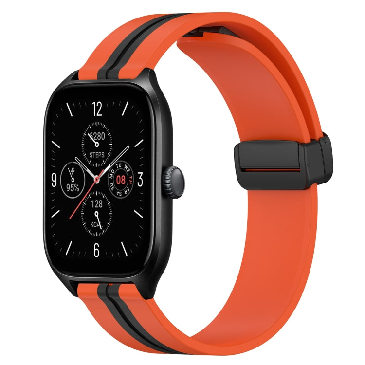 Cinturino in silicone con chiusura magnetica pieghevole da 20 mm, For Amazfit GTS 4, For Amazfit GTS 3