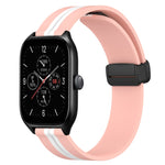Cinturino in silicone con chiusura magnetica pieghevole da 20 mm, For Amazfit GTS 4, For Amazfit GTS 3