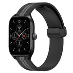 Cinturino in silicone con chiusura magnetica pieghevole da 20 mm, For Amazfit GTS 4, For Amazfit GTS 3