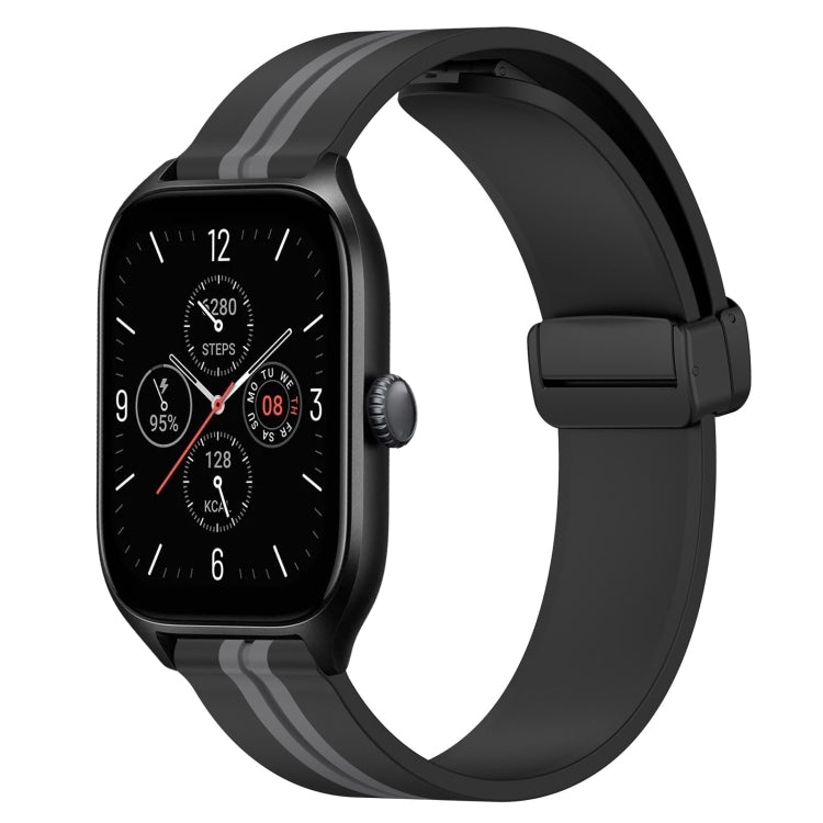 Cinturino in silicone con chiusura magnetica pieghevole da 20 mm, For Amazfit GTS 4, For Amazfit GTS 3