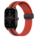 Cinturino in silicone con chiusura magnetica pieghevole da 20 mm, For Amazfit GTS 4, For Amazfit GTS 3