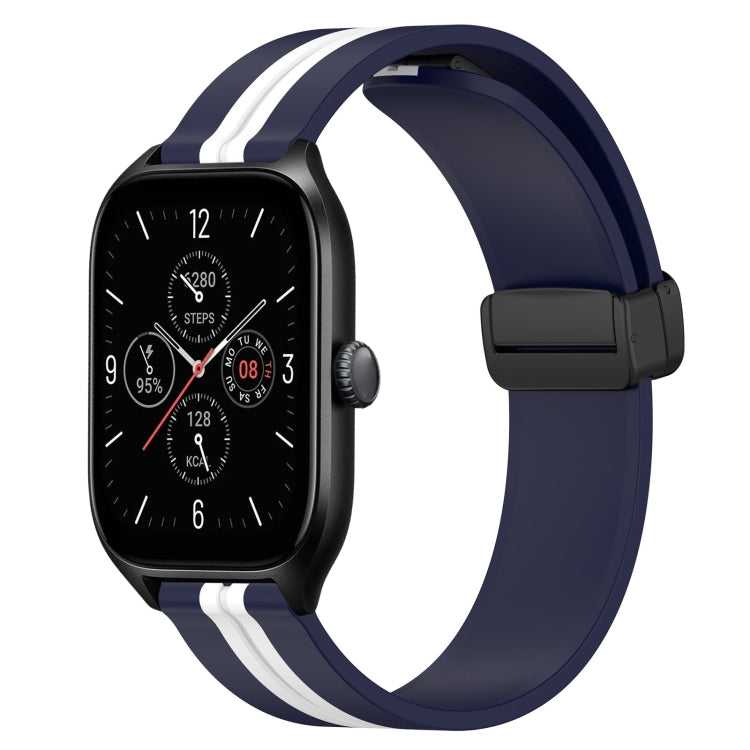 Cinturino in silicone con chiusura magnetica pieghevole da 20 mm, For Amazfit GTS 4, For Amazfit GTS 3