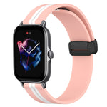 Cinturino in silicone con chiusura magnetica pieghevole da 20 mm, For Amazfit GTS 4, For Amazfit GTS 3