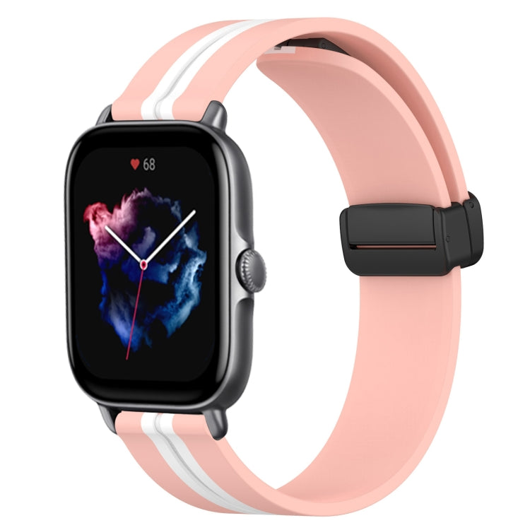 Cinturino in silicone con chiusura magnetica pieghevole da 20 mm, For Amazfit GTS 4, For Amazfit GTS 3
