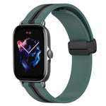 Cinturino in silicone con chiusura magnetica pieghevole da 20 mm, For Amazfit GTS 4, For Amazfit GTS 3