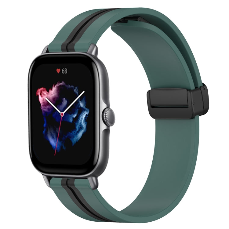 Cinturino in silicone con chiusura magnetica pieghevole da 20 mm, For Amazfit GTS 4, For Amazfit GTS 3