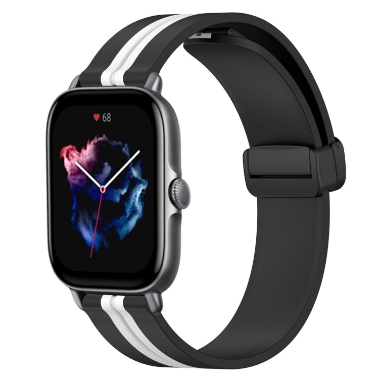 Cinturino in silicone con chiusura magnetica pieghevole da 20 mm, For Amazfit GTS 4, For Amazfit GTS 3