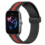 Cinturino in silicone con chiusura magnetica pieghevole da 20 mm, For Amazfit GTS 4, For Amazfit GTS 3