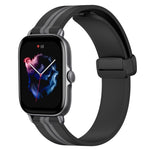 Cinturino in silicone con chiusura magnetica pieghevole da 20 mm, For Amazfit GTS 4, For Amazfit GTS 3