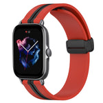 Cinturino in silicone con chiusura magnetica pieghevole da 20 mm, For Amazfit GTS 4, For Amazfit GTS 3