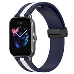 Cinturino in silicone con chiusura magnetica pieghevole da 20 mm, For Amazfit GTS 4, For Amazfit GTS 3