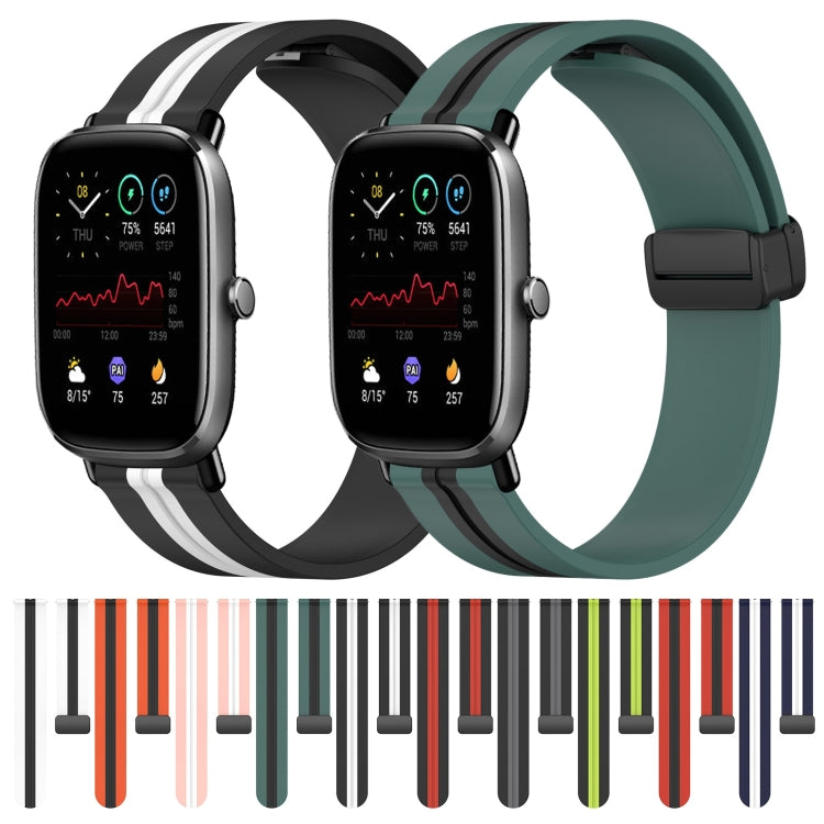 Cinturino in silicone con chiusura magnetica pieghevole da 20 mm, For Amazfit GTS 2 Mini, For Amazfit GTS 2