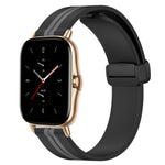 Cinturino in silicone con chiusura magnetica pieghevole da 20 mm, For Amazfit GTS 2 Mini, For Amazfit GTS 2