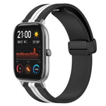 Cinturino in silicone con chiusura magnetica pieghevole da 20 mm, For Amazfit GTS, For Amazfit GTR 42mm