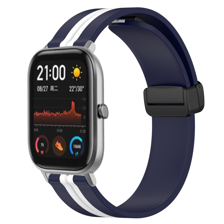 Cinturino in silicone con chiusura magnetica pieghevole da 20 mm, For Amazfit GTS, For Amazfit GTR 42mm