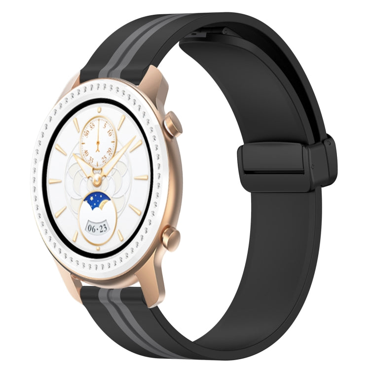Cinturino in silicone con chiusura magnetica pieghevole da 20 mm, For Amazfit GTS, For Amazfit GTR 42mm