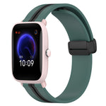 Cinturino in silicone con chiusura magnetica pieghevole da 20 mm, For Amazfit Pop Pro, For Amazfit Pop