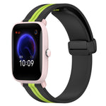 Cinturino in silicone con chiusura magnetica pieghevole da 20 mm, For Amazfit Pop Pro, For Amazfit Pop