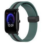 Cinturino in silicone con chiusura magnetica pieghevole da 20 mm, For Amazfit Pop Pro, For Amazfit Pop
