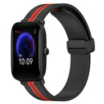 Cinturino in silicone con chiusura magnetica pieghevole da 20 mm, For Amazfit Pop Pro, For Amazfit Pop