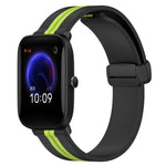 Cinturino in silicone con chiusura magnetica pieghevole da 20 mm, For Amazfit Pop Pro, For Amazfit Pop