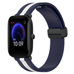 Cinturino in silicone con chiusura magnetica pieghevole da 20 mm, For Amazfit Pop Pro, For Amazfit Pop