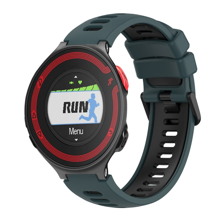 Cinturino in silicone bicolore, For Garmin Forerunner 220, For Garmin Forerunner 230, For Garmin Forerunner 235