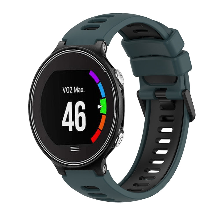 Cinturino in silicone bicolore, For Garmin Forerunner 630, For Garmin Forerunner 620, For Garmin Forerunner 735 / 735XT