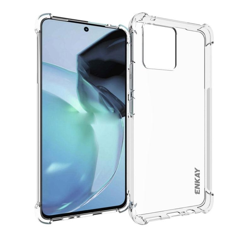 Custodia TPU trasparente per Motorola Moto G72