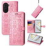 Custodia per telefono in pelle goffrata gatto e cane, For Huawei Nova 10, For Sony Xperia 5 IV, For Xiaomi Redmi Note 11T