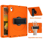 Custodia rigida per tablet PC con supporto di rotazione 360 con cinturino, For iPad 10th Gen 10.9 2022