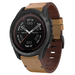 Cinturino per orologio in pelle con fibbia in acciaio da 26 mm, For Garmin Tactix 7 Pro, For Garmin Fenix 6X Pro, For Garmin Fenix 6X Sapphire, For Garmin Fenix 5X Sapphire, For Garmin Fenix 5X Plus, For Garmin Fenix 3 HR, For Garmin Descent MK 2      ...