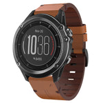 Cinturino per orologio in pelle con fibbia in acciaio da 26 mm, For Garmin Tactix 7 Pro, For Garmin Fenix 6X Pro, For Garmin Fenix 6X Sapphire, For Garmin Fenix 5X Sapphire, For Garmin Fenix 5X Plus, For Garmin Fenix 3 HR, For Garmin Descent MK 2      ...