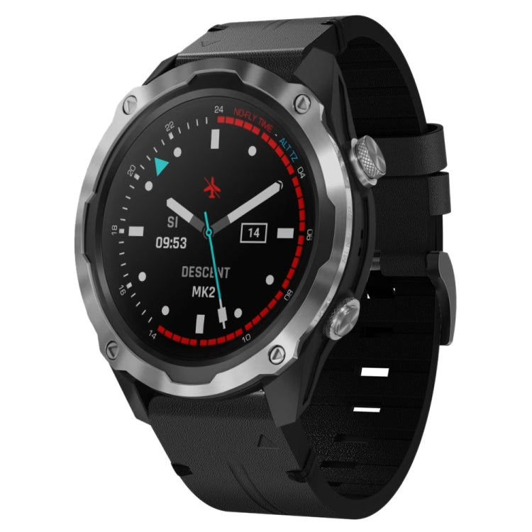 Cinturino per orologio in pelle con fibbia in acciaio da 26 mm, For Garmin Tactix 7 Pro, For Garmin Fenix 6X Pro, For Garmin Fenix 6X Sapphire, For Garmin Fenix 5X Sapphire, For Garmin Fenix 5X Plus, For Garmin Fenix 3 HR, For Garmin Descent MK 2      ...