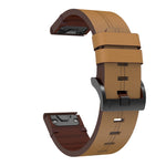 Cinturino per orologio in pelle con fibbia in acciaio da 22 mm, For Garmin Fenix 7 Sapphire Solar, For Garmin Fenix 7, For Garmin Fenix 7 Solar, For Garmin EPIX Gen 2, For Garmin Instinct 2, For Garmin Instinct, For Garmin Descent G1                   ...