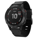 Cinturino per orologio in pelle con fibbia in acciaio da 22 mm, For Garmin Fenix 6 GPS, For Garmin Fenix 6 Pro GPS, For Garmin Fenix 6 Sapphire GPS, For Garmin Fenix 5, For Garmin Fenix 5 Plus, For Garmin Quatix 5, For Garmin Quatix 5 Sapphire         ...
