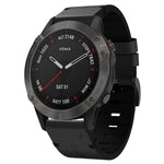 Cinturino per orologio in pelle con fibbia in acciaio da 22 mm, For Garmin Fenix 6 GPS, For Garmin Fenix 6 Pro GPS, For Garmin Fenix 6 Sapphire GPS, For Garmin Fenix 5, For Garmin Fenix 5 Plus, For Garmin Quatix 5, For Garmin Quatix 5 Sapphire         ...