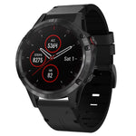 Cinturino per orologio in pelle con fibbia in acciaio da 22 mm, For Garmin Fenix 6 GPS, For Garmin Fenix 6 Pro GPS, For Garmin Fenix 6 Sapphire GPS, For Garmin Fenix 5, For Garmin Fenix 5 Plus, For Garmin Quatix 5, For Garmin Quatix 5 Sapphire         ...