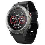 Cinturino per orologio in pelle con fibbia in acciaio da 22 mm, For Garmin Fenix 6 GPS, For Garmin Fenix 6 Pro GPS, For Garmin Fenix 6 Sapphire GPS, For Garmin Fenix 5, For Garmin Fenix 5 Plus, For Garmin Quatix 5, For Garmin Quatix 5 Sapphire         ...