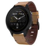 Cinturino per orologio in pelle con fibbia in acciaio da 22 mm, For Garmin Fenix 6 GPS, For Garmin Fenix 6 Pro GPS, For Garmin Fenix 6 Sapphire GPS, For Garmin Fenix 5, For Garmin Fenix 5 Plus, For Garmin Quatix 5, For Garmin Quatix 5 Sapphire         ...