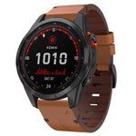 Cinturino in pelle 20 mm per Garmin Fenix 7S e 6S